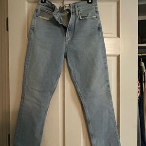 NWT Agolde Mid Rise Straight Merrel Jeans in Astray